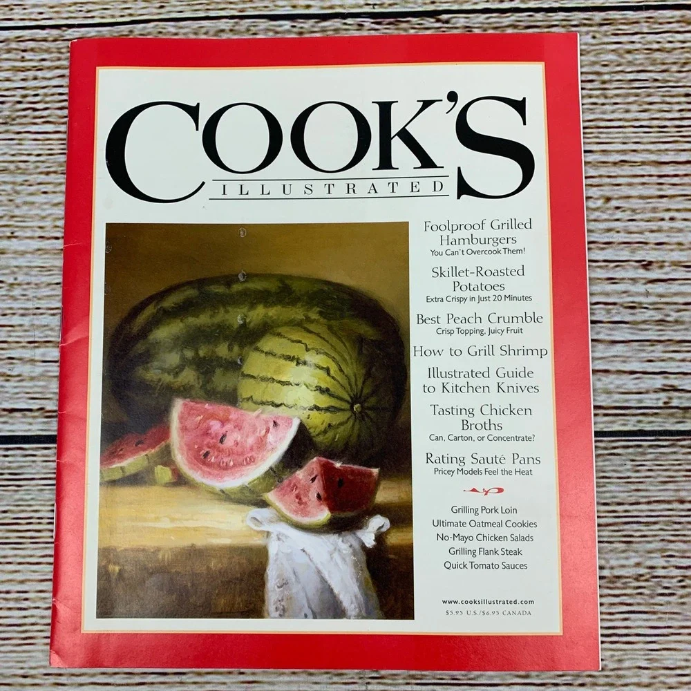 Cook's Illustrated Magazine Recipe Cookbook Food‎ and Drink